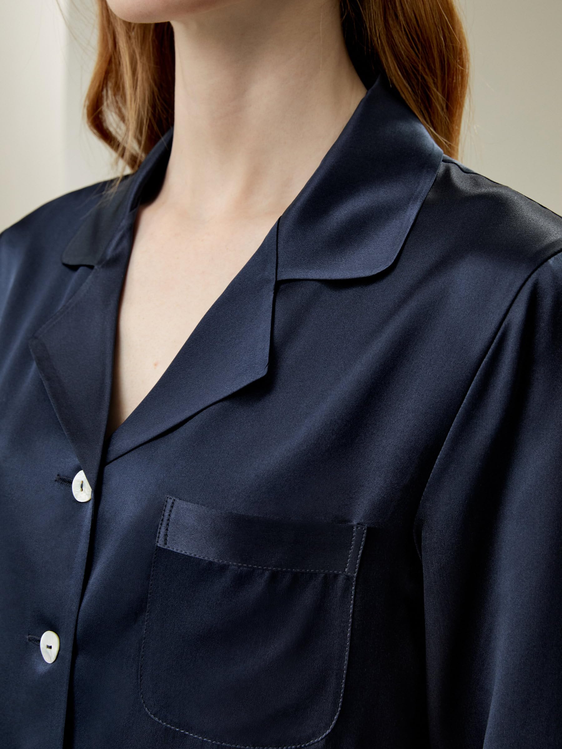 LilySilk Women's Classic Silk Blouse - Elegant & Comfortable Ladies Shirt for Work, Office, and Special Occasions