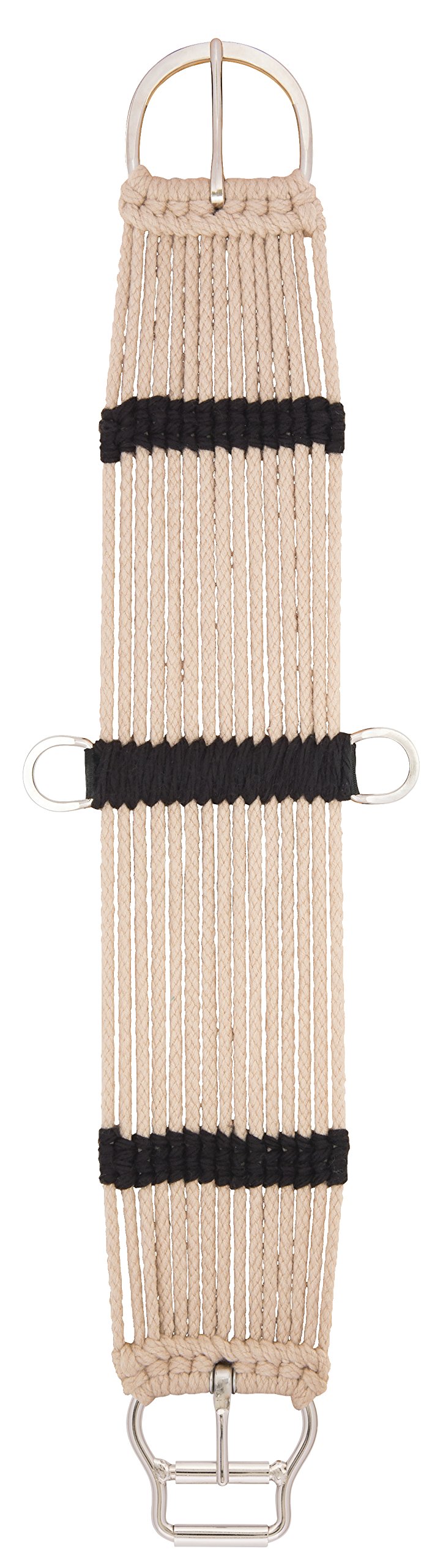 Weaver Leather Rayon 15 Strand Straight Smart Cinch with Roll Snug Buckle - Durable Horse Cinch for Western Saddles, Trail Riding & Ranch Work