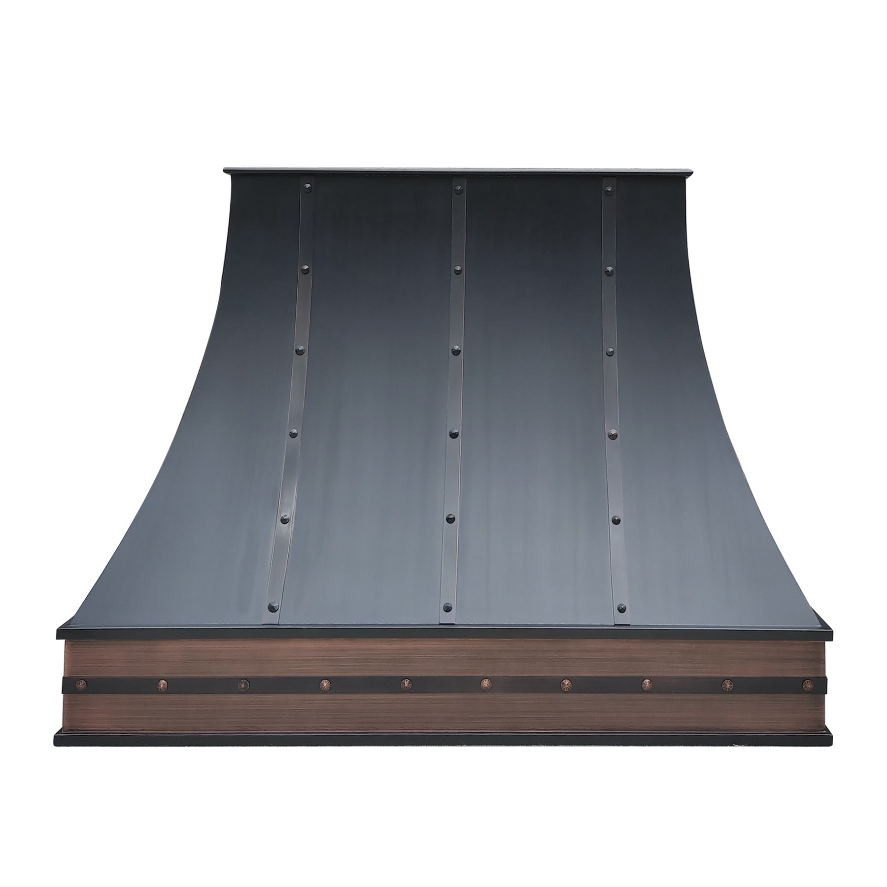 Premium RHM Dark Patina Copper Kitchen Range Hood - Modern Ventilation for Jen Style Kitchens | Ideal for Farmhouse, Industrial & Luxury Home Decor
