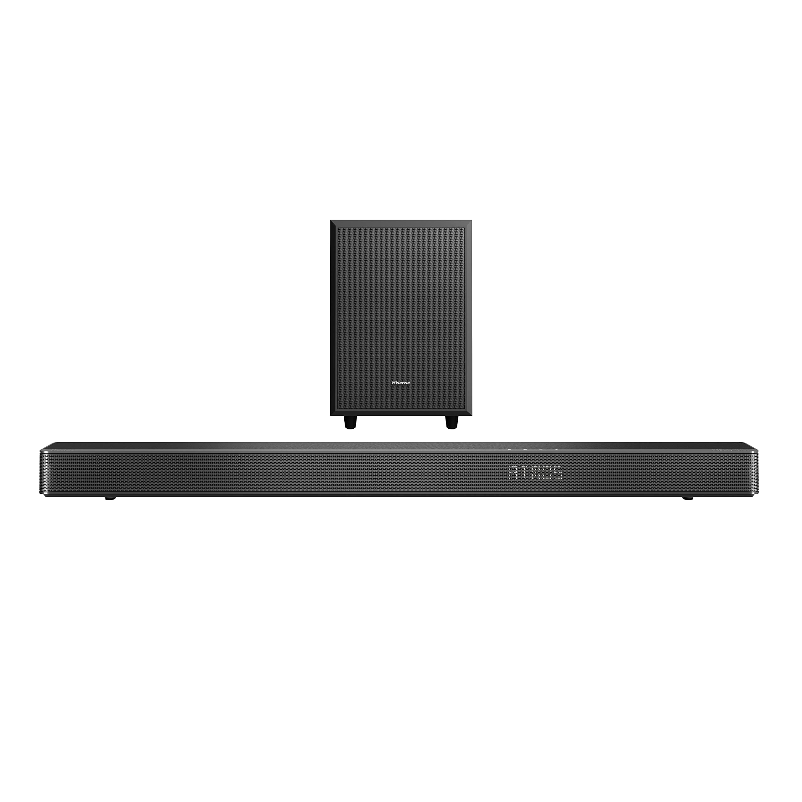 Hisense AX3120G 3.1.2 Channel 360W Dolby Atmos Soundbar with Wireless Subwoofer & Up-Firing Speakers - Immersive Home Theater Audio for Movies, Music & Gaming