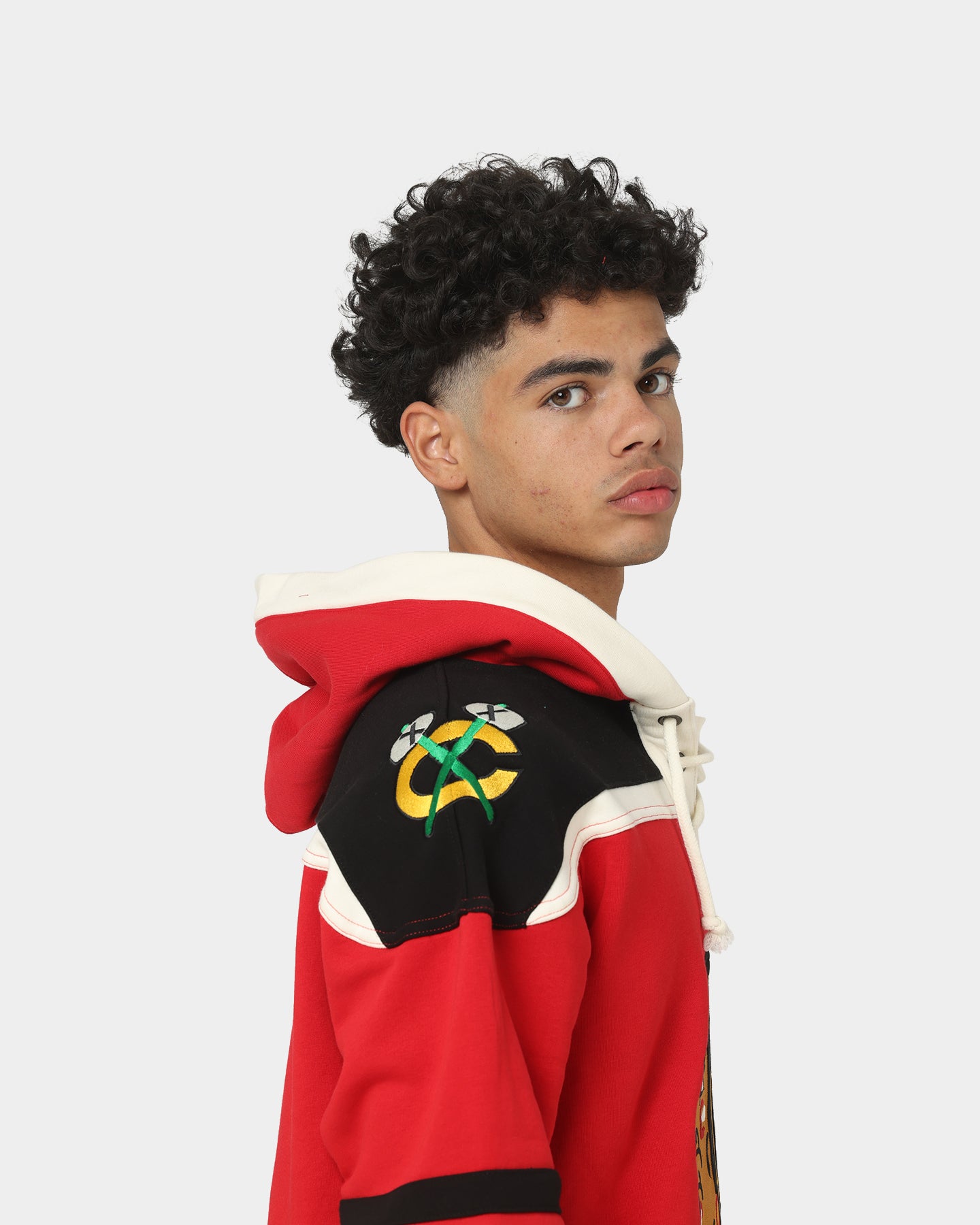 47 Brand Chicago Blackhawks Superior Lacer Hoodie - Red NHL Team Hooded Sweatshirt for Men & Women | Game Day, Casual Wear & Outdoor Activities