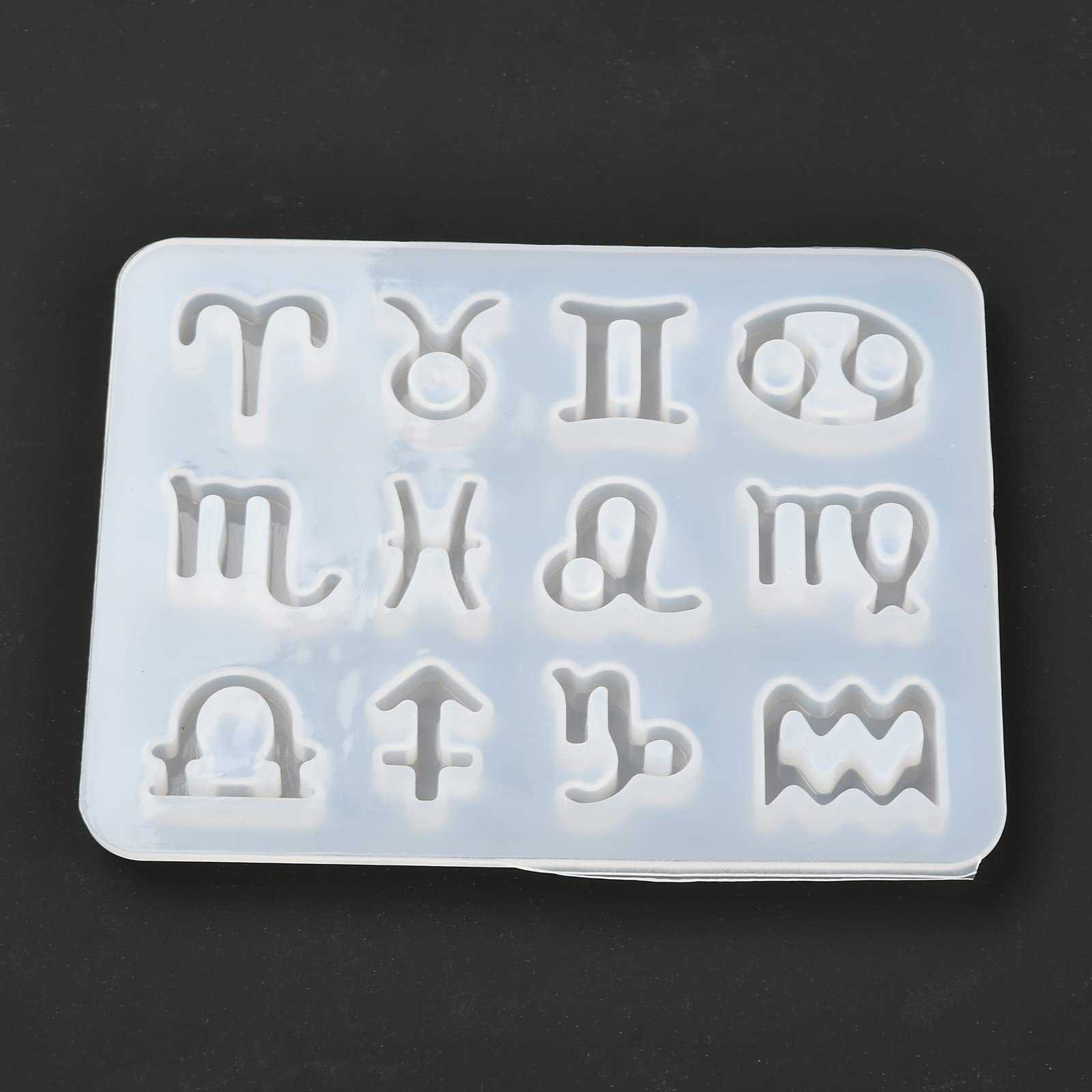 Craftdady 5-Piece Zodiac Sign Silicone Molds Set for Resin Jewelry Making - DIY Epoxy Resin Molds for Earrings, Pendants & Charms (12 Constellation Designs) - Perfect for UV Resin Casting, DIY Crafts & Unique Handmade Gifts