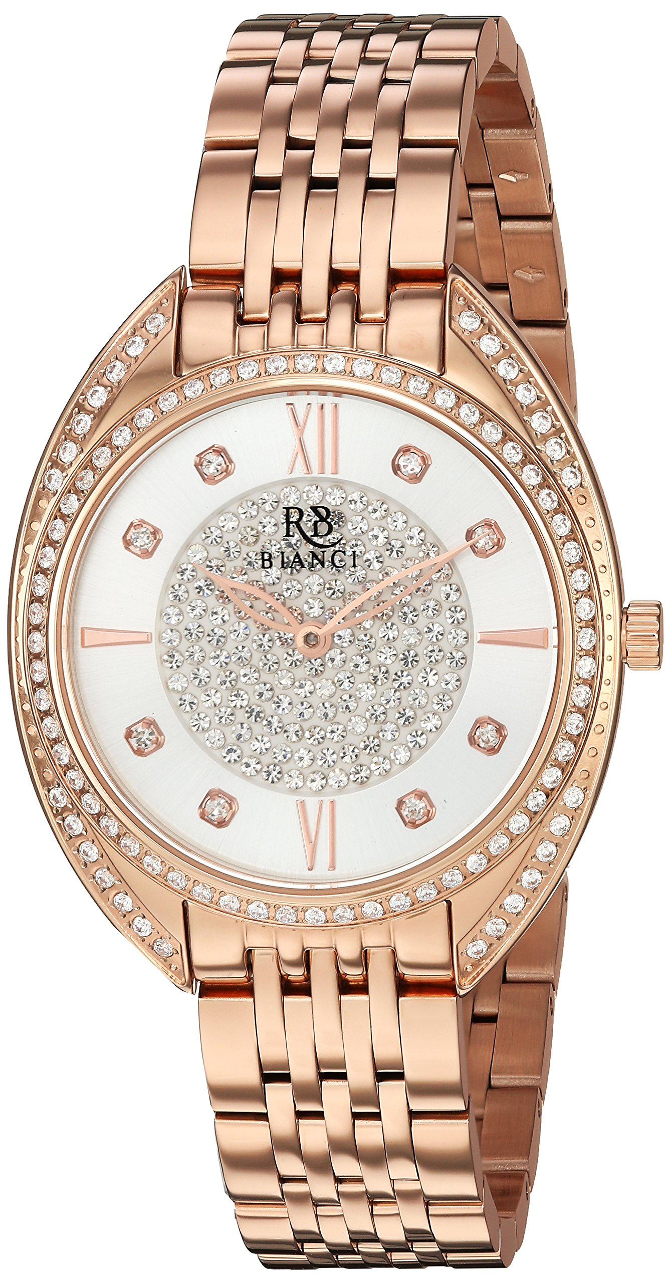 Roberto Bianchi Women's RB0211 Aveta Rose Gold Analog Quartz Watch - Elegant Timepiece for Women, Perfect for Office, Parties & Special Occasions