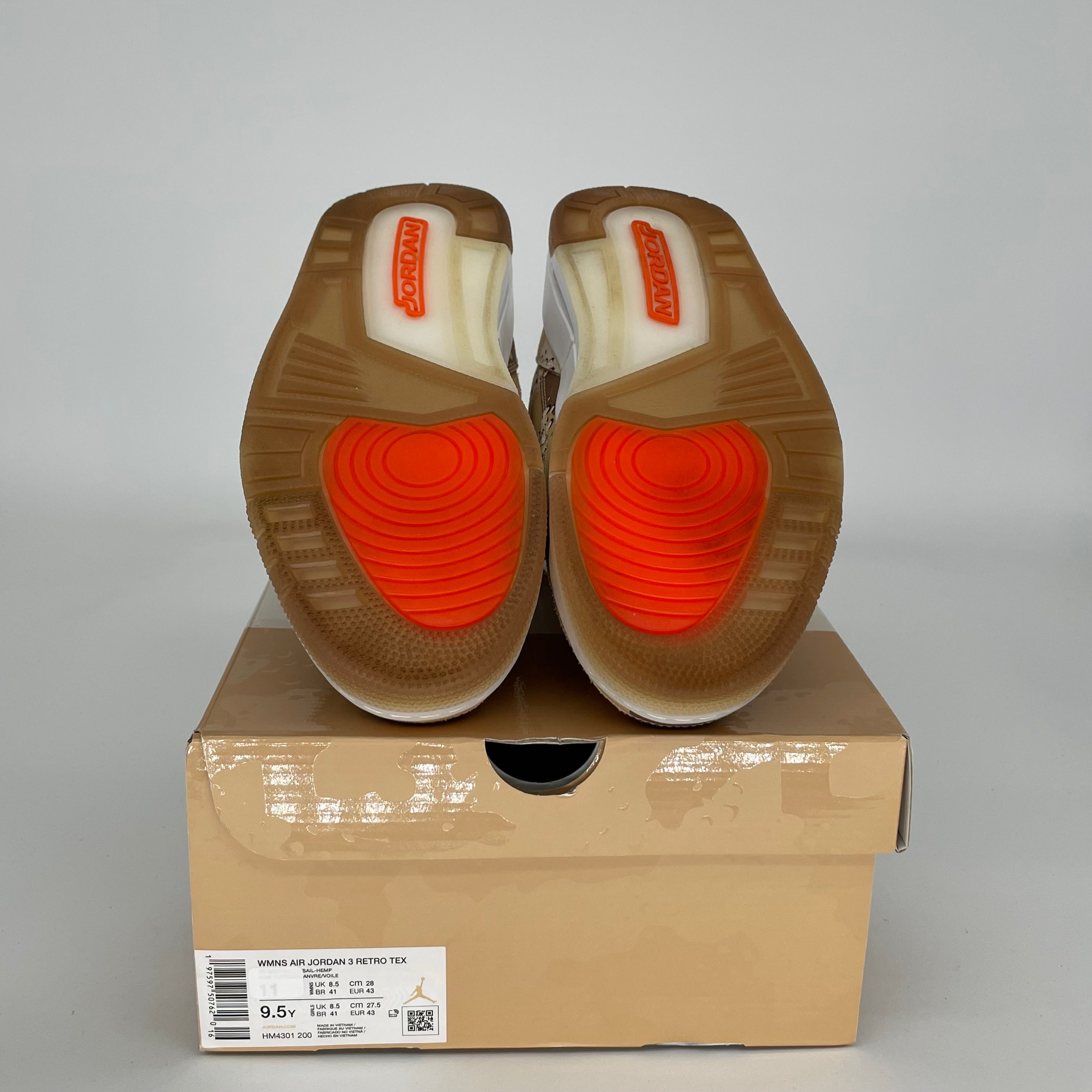 AIR JORDAN 3 WNBA Desert Camo Women's Basketball Shoes Size 9.5/11W Style HM4301-200 - Perfect for Streetwear, Basketball Games & Sneaker Collection