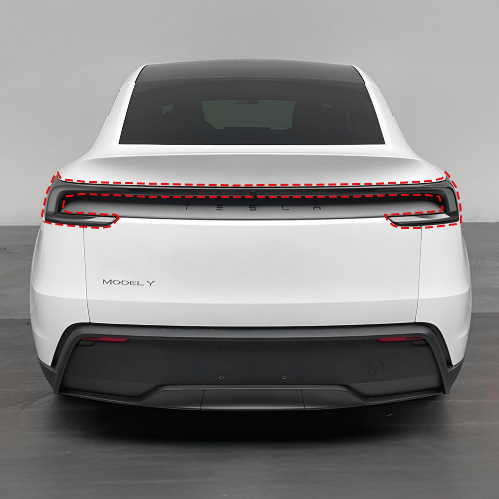 2025+ Tesla Model Y Juniper Taillight Protective Film - UV Activated Self-Healing Vinyl Wrap for Enhanced Style & Protection | Perfect for Car Enthusiasts & Daily Commuters