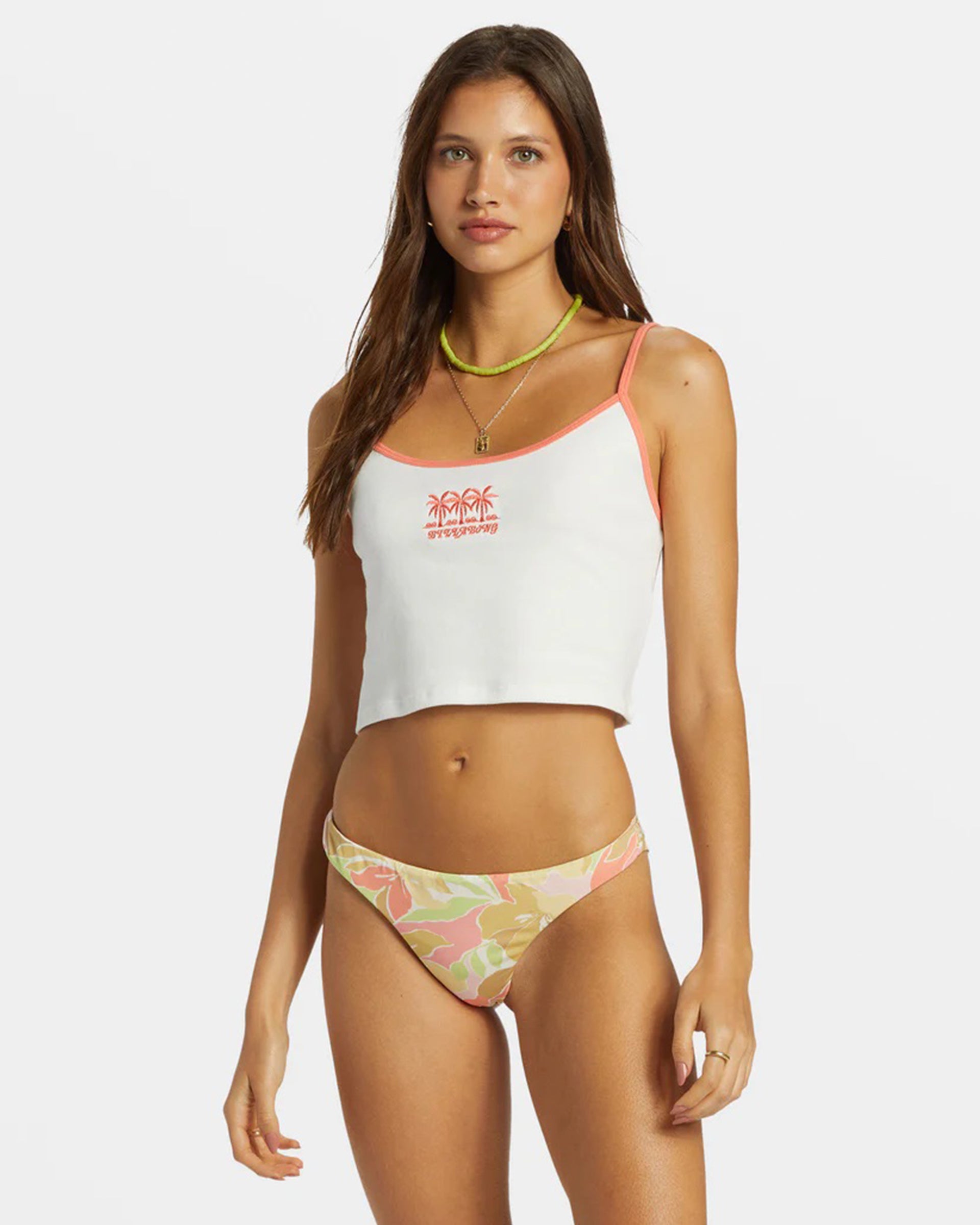 Aloe Cropped Tank Top for Women - Soft Breathable Summer Workout Tops - Perfect for Yoga, Gym, and Casual Wear