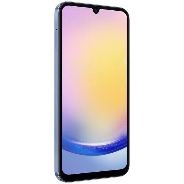 Samsung Galaxy A25 5G Unlocked Smartphone - 6GB RAM 128GB Storage, 50MP Dual Camera, Dual SIM, International Version (Blue) | Perfect for Travel, Work & High-Speed 5G Streaming