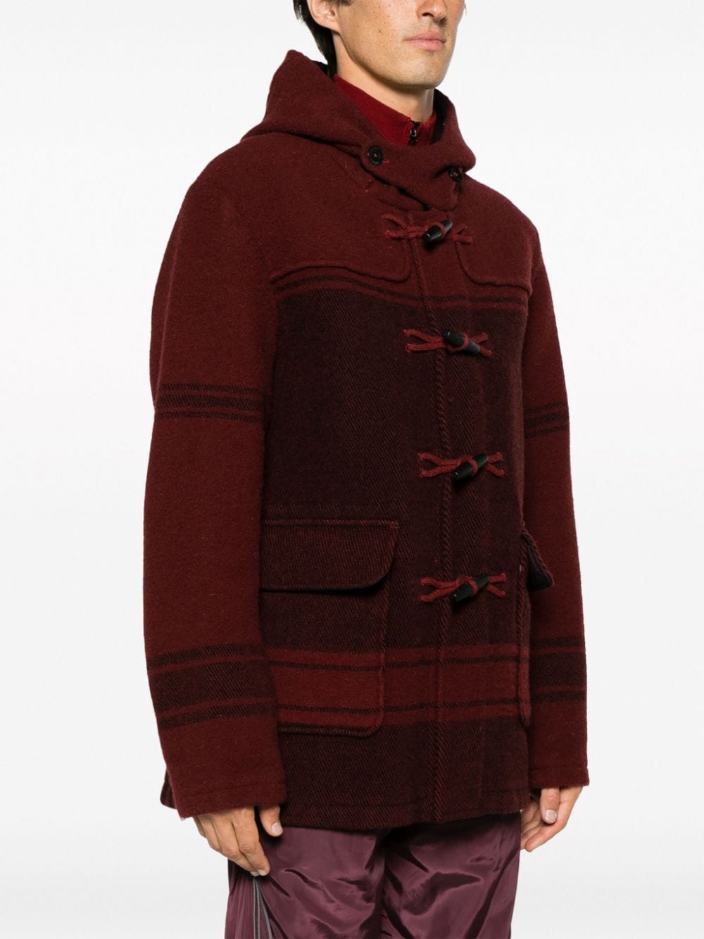 C.P. COMPANY Bordeaux Coat - Waterproof Winter Jacket for Men | Stylish Urban Outerwear for Cold Weather & Outdoor Activities