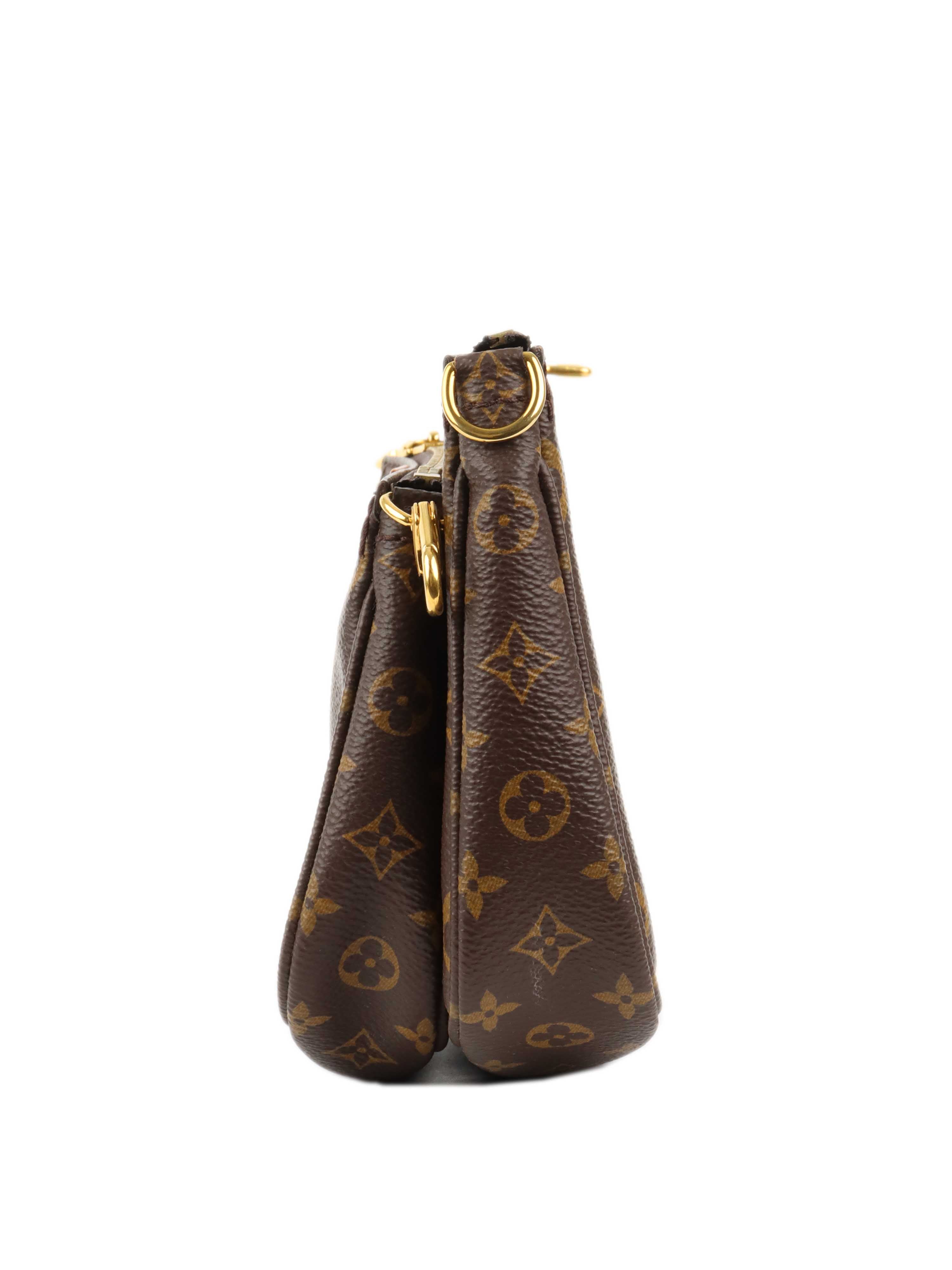 Louis Vuitton Multi Pochette Accessories Bag - Crossbody Purse with Removable Straps & Pouches - Perfect for Travel, Work & Everyday Use