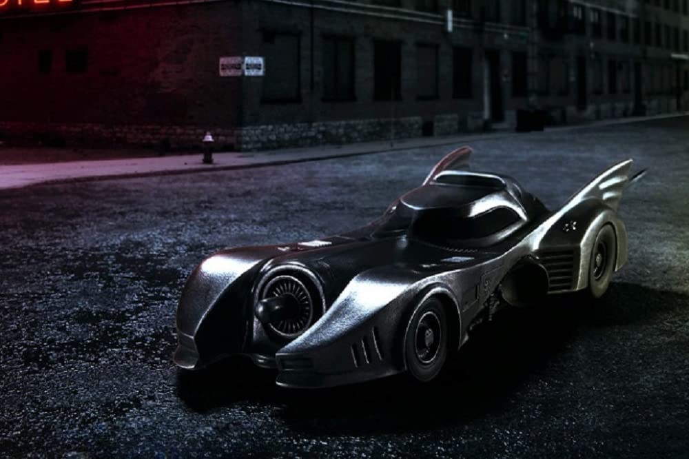 Royal Selangor DC Collection Pewter Batman Batmobile Figurine - Handcrafted Collectible Gift for Superhero Fans, Home Decor & Office Display