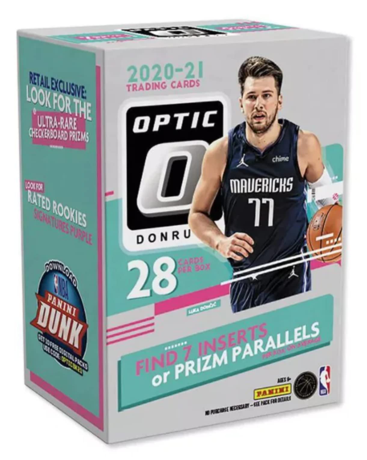 2020-2021 Donruss Optic Basketball Blaster Box - 28 Trading Cards per Box | NBA Collectors Edition | Perfect for Sports Memorabilia Collections and Fantasy Basketball Fans
