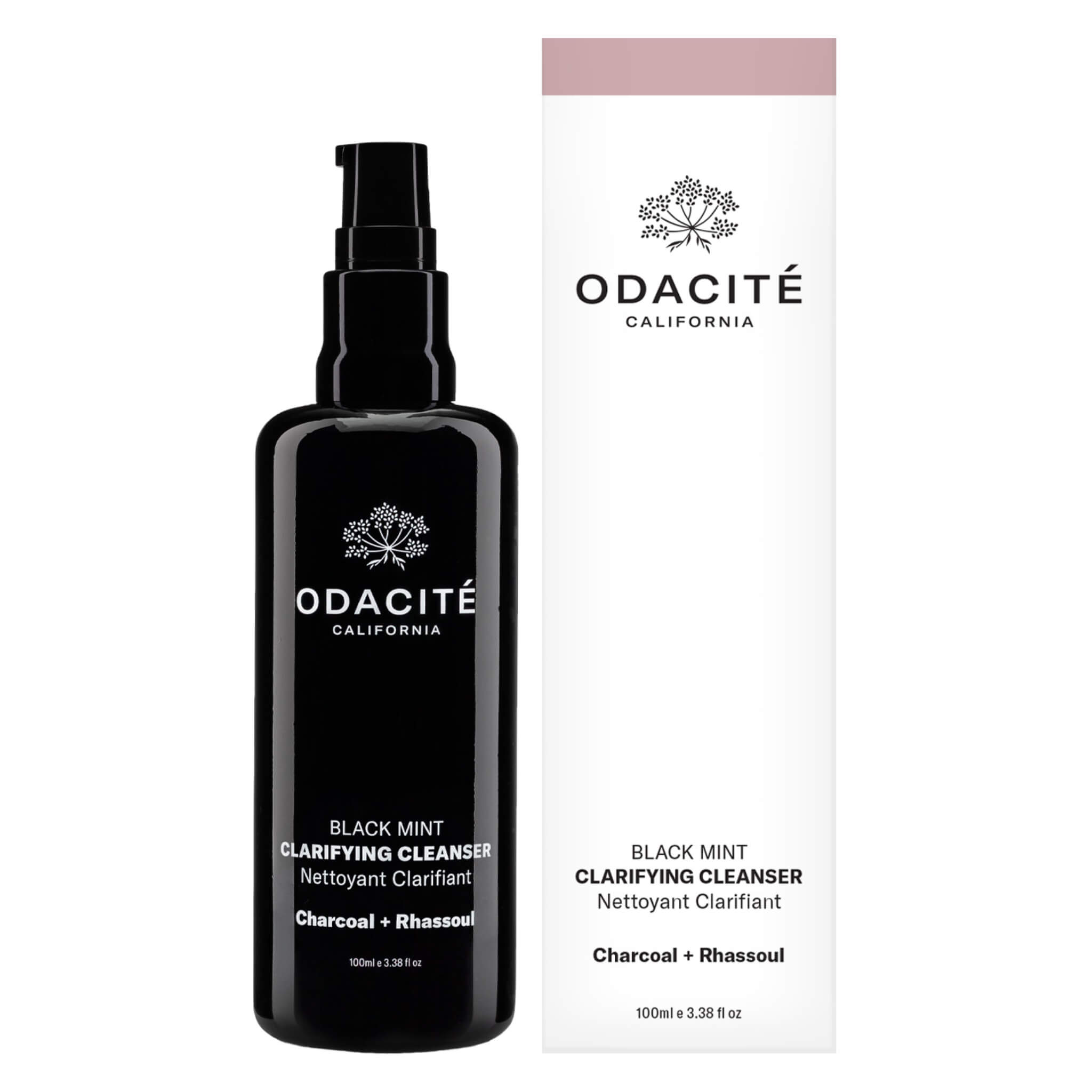 Black Mint Facial Cleanser - Gentle Deep Cleansing for Acne & Oily Skin - Perfect for Daily Skincare Routine & Travel