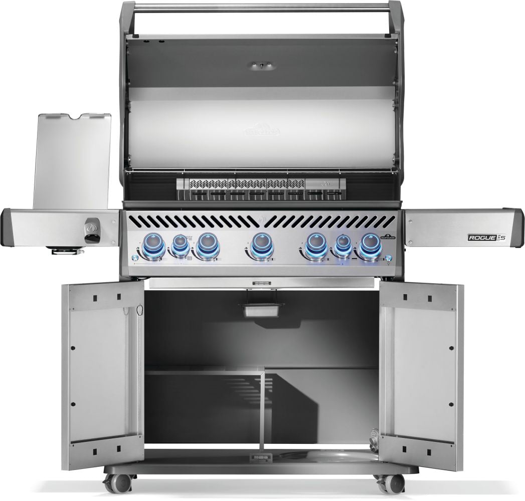 Napoleon Rogue PRO S 625 RSIB Gas Grill - Premium Stainless Steel Outdoor BBQ Grill with Infrared Burner - Perfect for Backyard, Patio, and Tailgating Parties