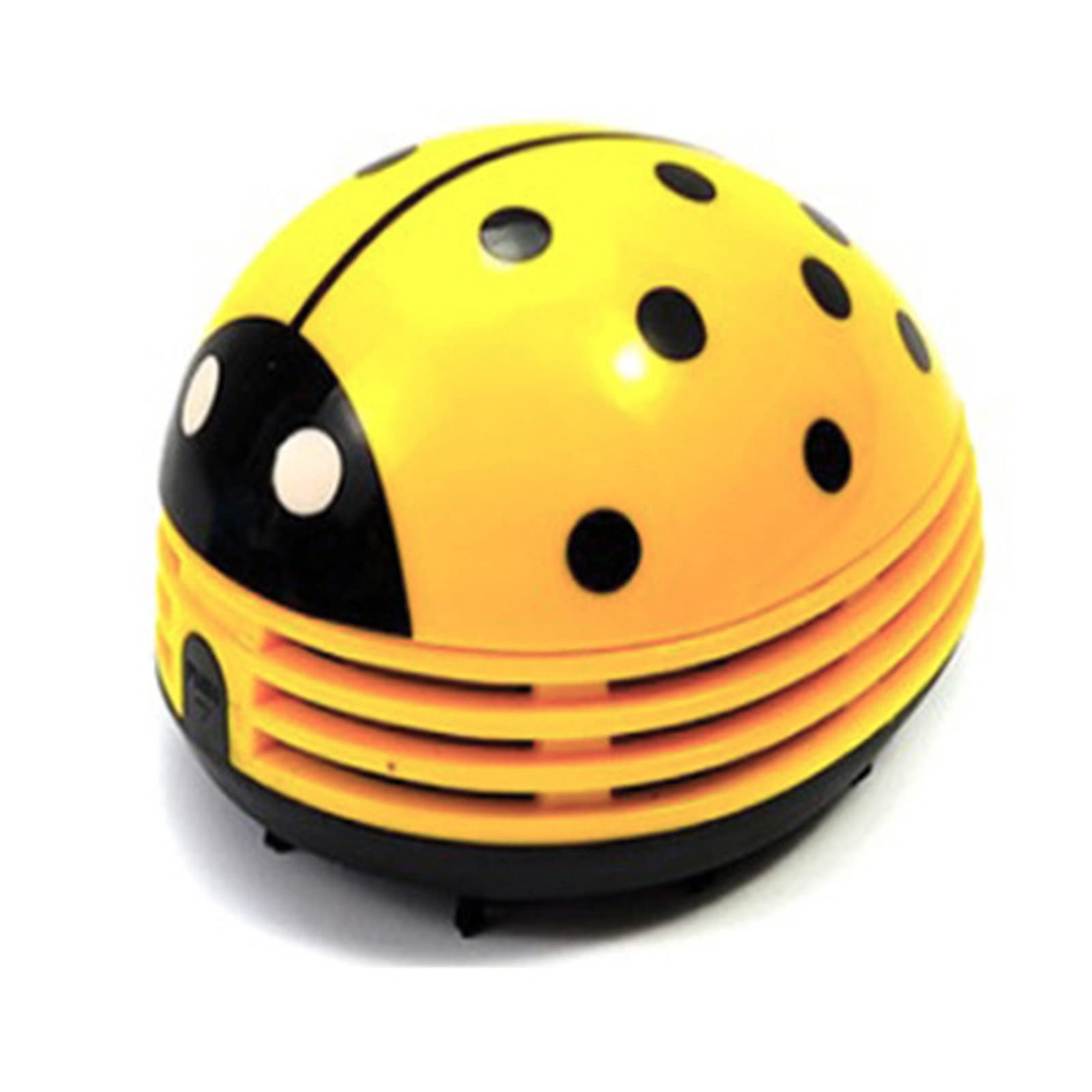 IKAXIYO Mini Ladybug Vacuum Cleaner - Portable, Anti-Scratch, Multifunctional Desktop Cleaner for Home & Office | Perfect for Small Spaces, Coffee Tables, Desks & Car Interiors