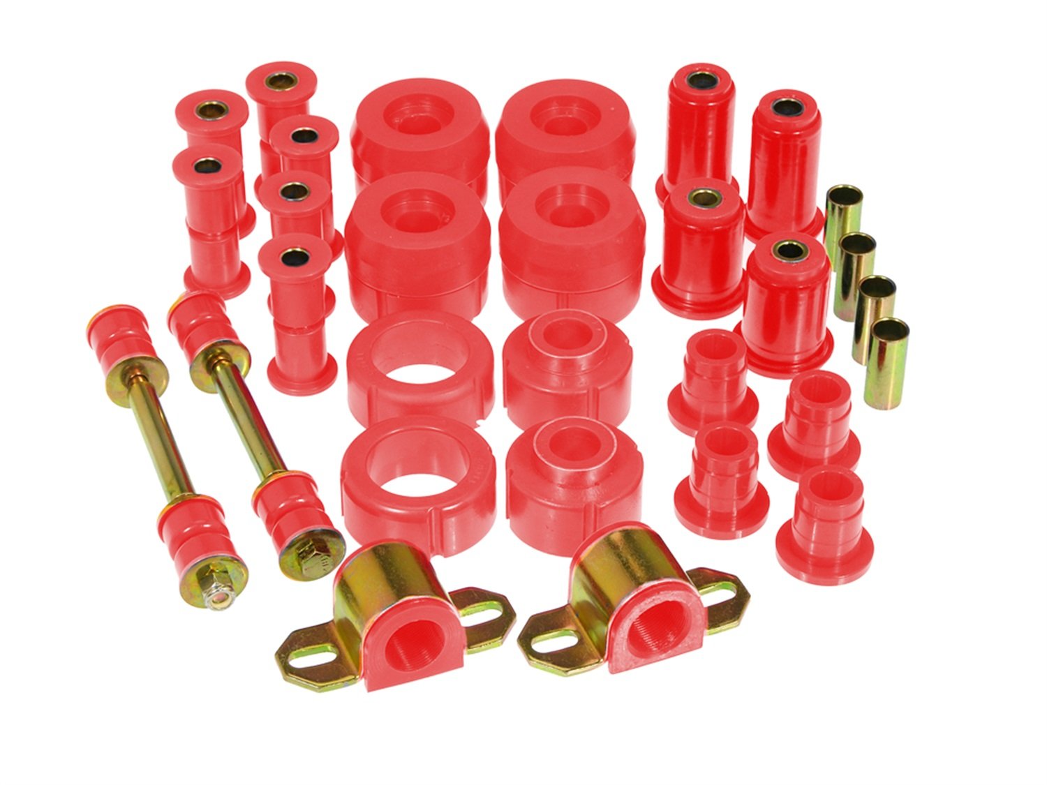 Prothane 4-2003 Red Total Suspension Bushing Kit - Complete Polyurethane Replacement Set for Smooth Ride & Enhanced Handling | Perfect for Off-Road, Racing & Daily Driving