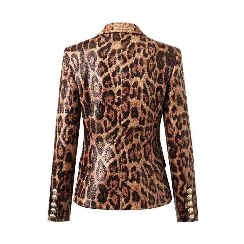 Slim Fit Printed Women's Blazer Jacket - Stylish Office Wear & Business Casual Outfit for Work, Meetings & Special Events