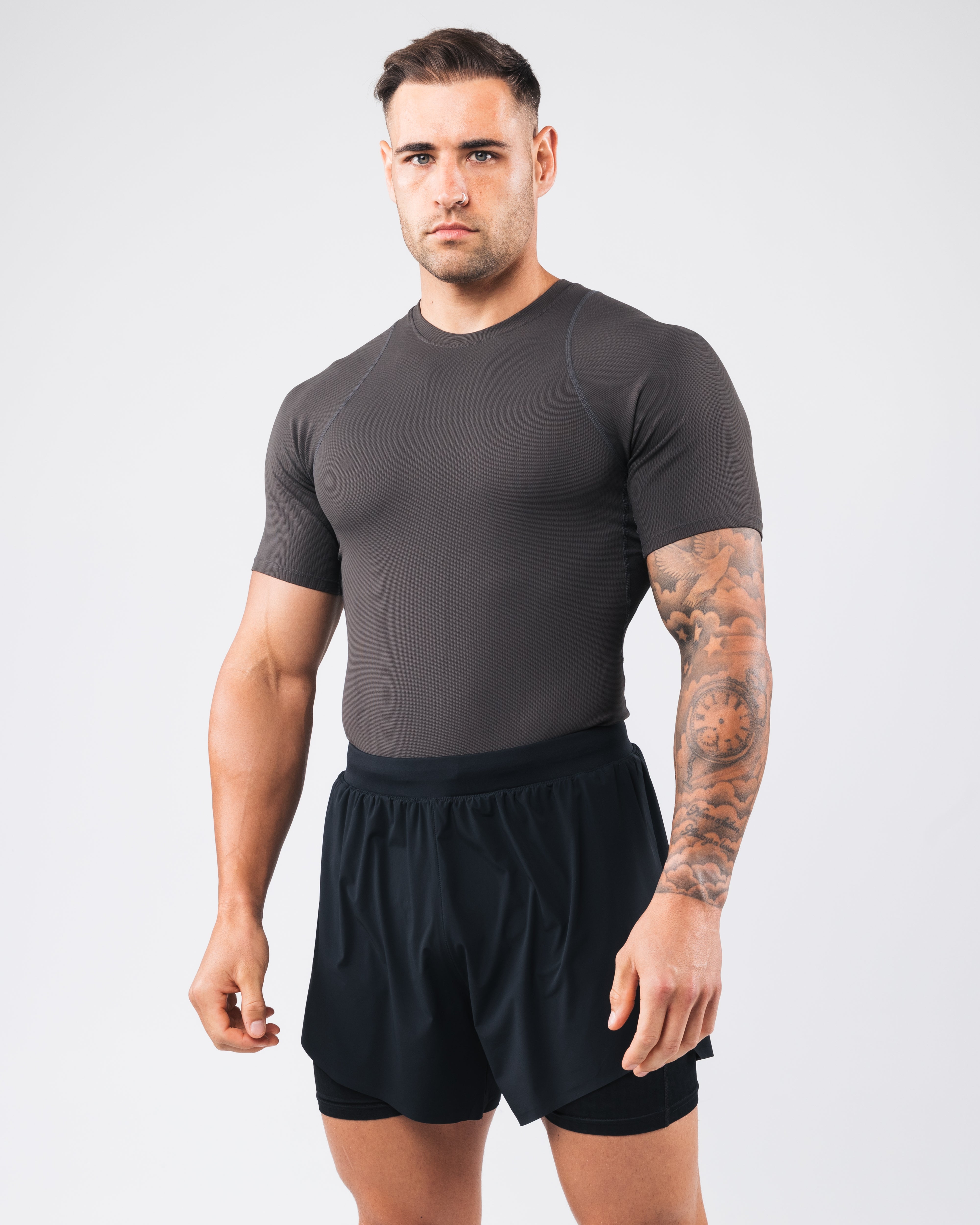 High Performance Power Short Sleeve T-Shirt for Men - Quick Dry & Breathable Workout Shirt - Gym, Running, Training & Outdoor Activities