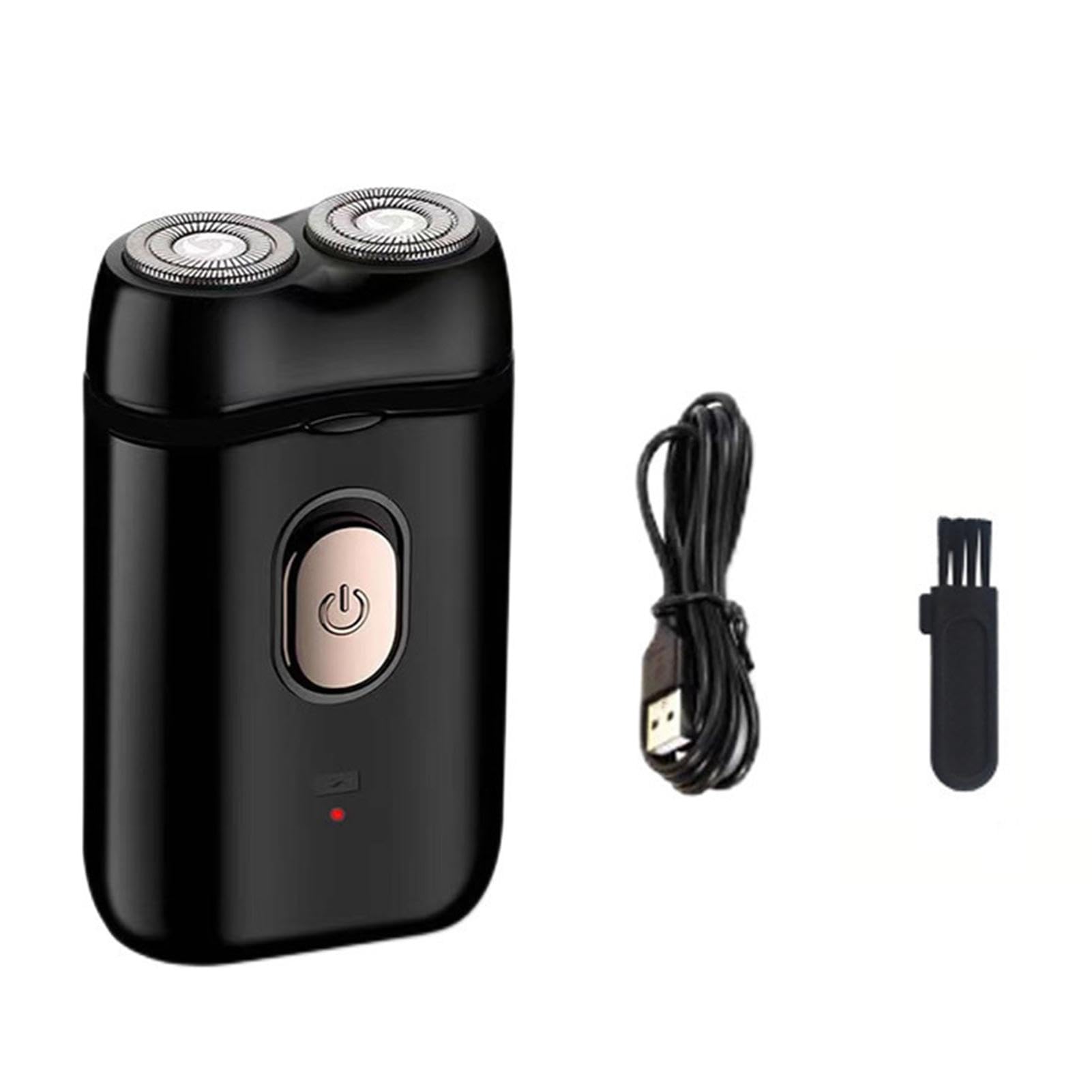 Premium Rechargeable Electric Shaver for Men - Professional Cordless Beard Trimmer with Travel Case - Perfect for Home, Office & Travel Grooming
