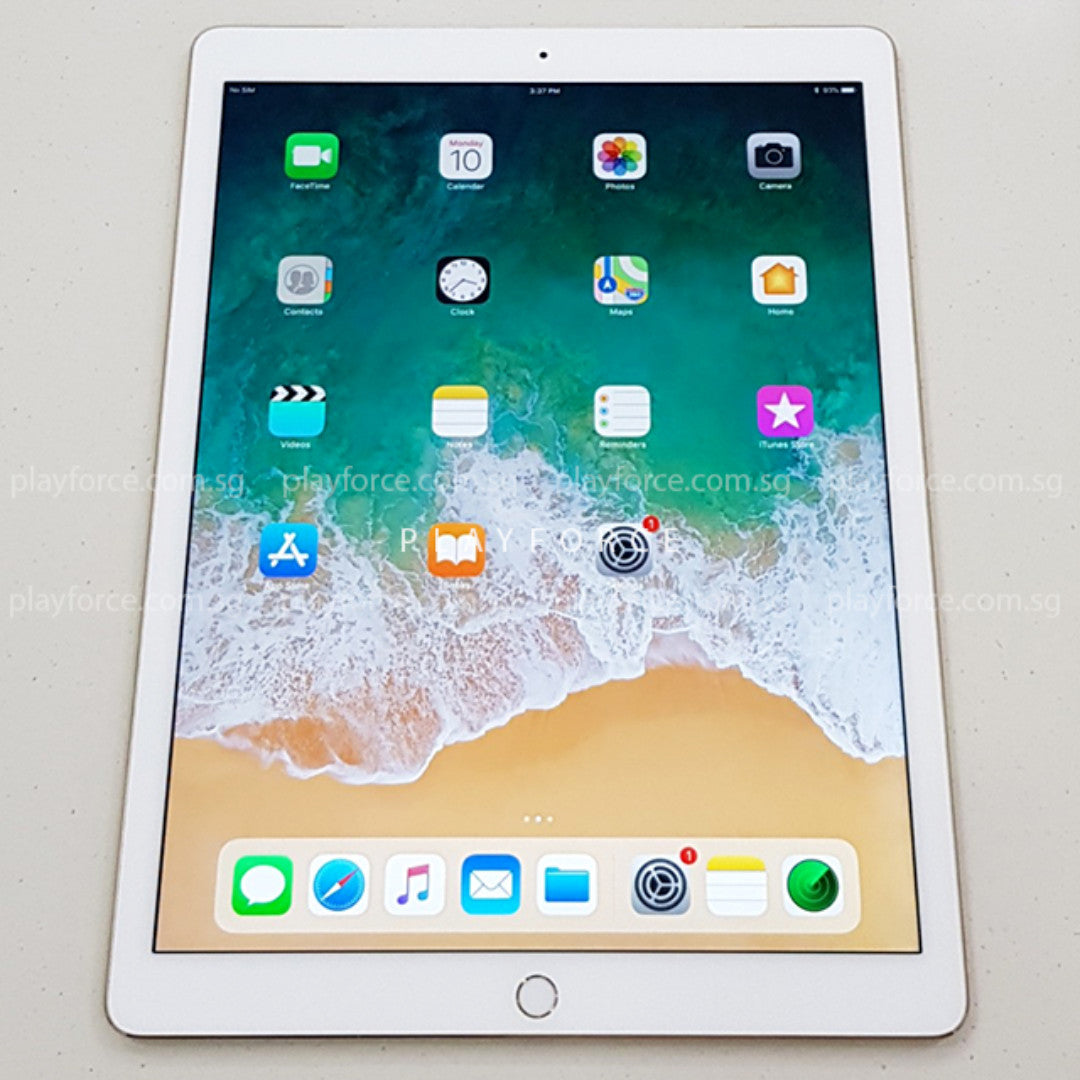 Apple iPad Pro 12.9-inch 1st Generation (128GB, WiFi + Cellular, Gold) - Perfect for Business, Creative Work & Entertainment