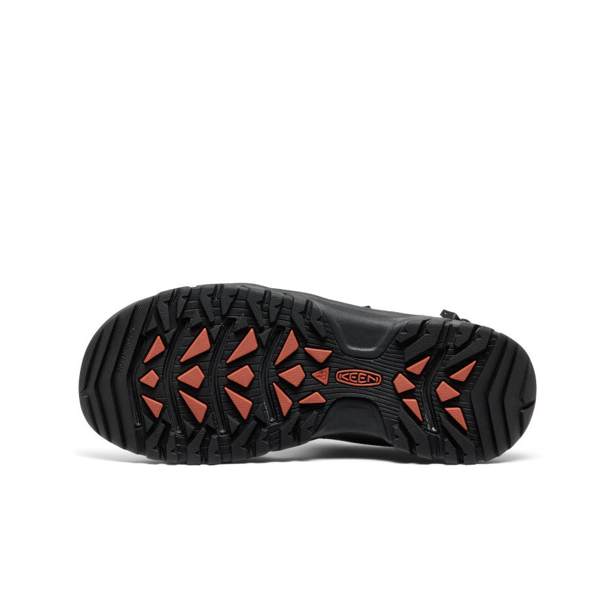 Men's KEEN Targhee III Open Toe Hiking Sandals - Grey/Black | Waterproof Outdoor Adventure Footwear for Hiking, Camping & Travel