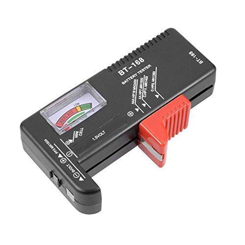 Kian BT-168 Digital Battery Tester - AA AAA 1.5V Battery Checker & Power Measuring Instrument for Household & Office Use - Perfect for Toys, Flashlights, Remote Controls and Electronic Devices