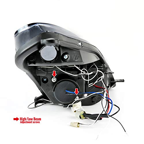 00-05 Toyota Celica GTS GT Clear Halo Projector Headlights - Pair of LED Angel Eye Lamps for Enhanced Night Driving & Custom Style