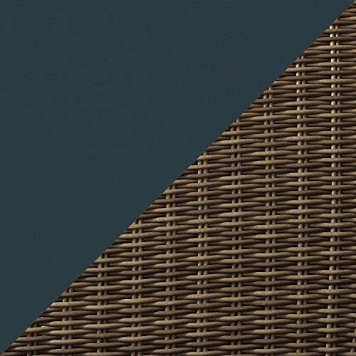 Brown With Navy Cushions