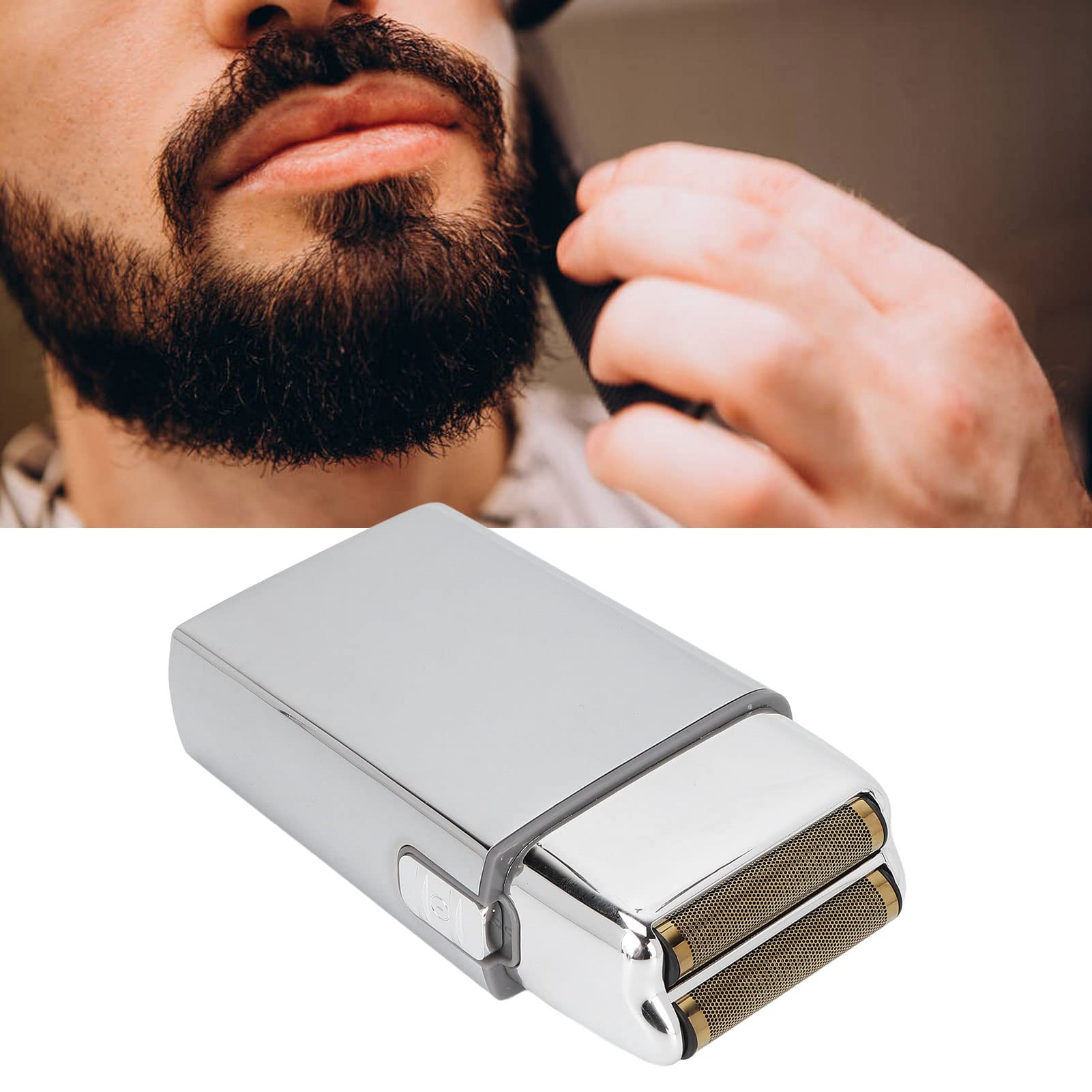 Men's Electric Shaver & Hair Trimmer - Rechargeable USB Shaving Razor with Double Cutter, LCD Display & Strong Power - Perfect for Face & Body Grooming at Home or Travel