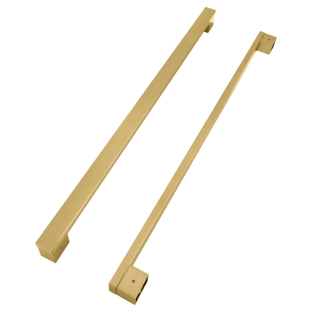 ZLINE Autograph Edition Modern Refrigerator Handles - Set of 4 for Counter Depth & Standard Depth Fridges - Stainless Steel & Color Options (RFMHZ F 36) - Perfect for Kitchen Upgrades & Appliance Renovations
