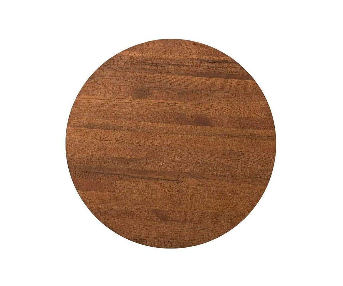 Modern Round Coffee Table - 36 Inch Wooden Center Table for Living Room, Stylish & Durable Home Decor - Perfect for Family Gatherings & Relaxing with Friends