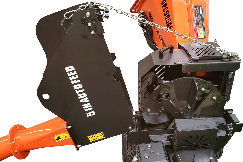 DK2 OPC505AE 14HP Kohler CH440 429cc Gas Powered Wood Chipper Shredder with 5