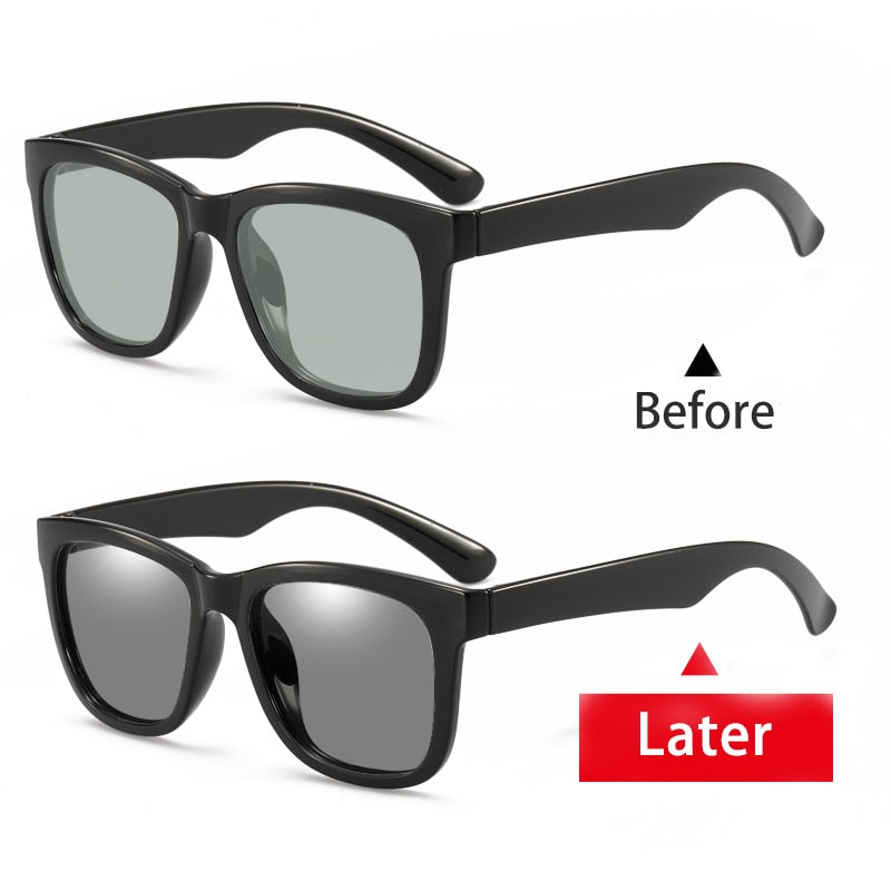 Aidien Unisex Full Rim Rectangle Aluminum Magnesium Reading Glasses & Sunglasses B8177 - Lightweight Eyewear for Reading, Driving, and Outdoor Activities