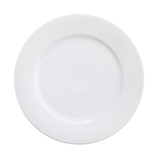 Alani 025222 9 7/8 Inch Round Plastic Plates - Pack of 24 Disposable Dinner Plates for Parties, Picnics & Catering Events