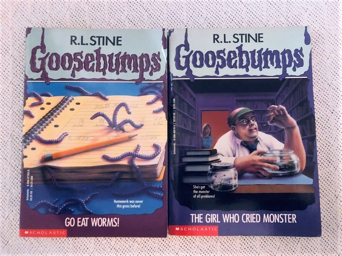Set of 2 Goosebumps Books by R.L. Stine - Classic Horror Novels for Kids & Teens - Perfect for Halloween Reading & Scary Story Collections