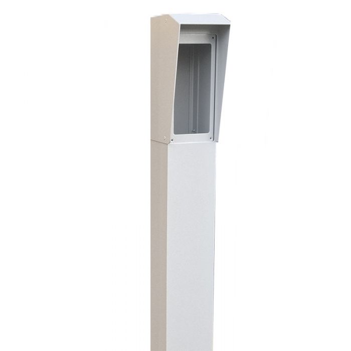 130cm Intercom Column with Double-Layer Powder Coating - 15x15cm for Secure Entry Systems & Apartment Buildings