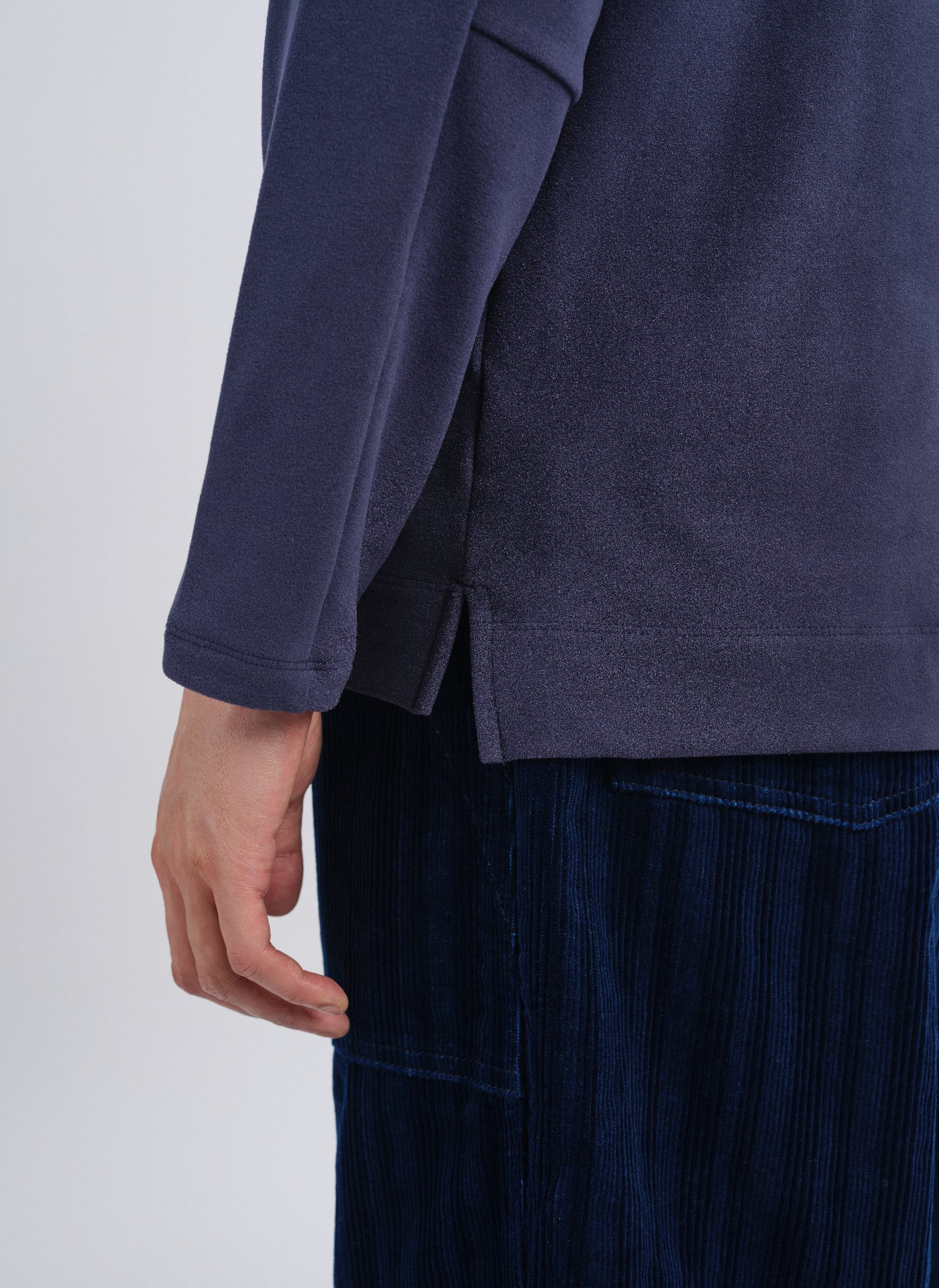Premium Mercerized Cotton Mock Neck T-Shirt (T 05) - Soft Breathable Fabric for Casual Wear, Layering & Everyday Comfort