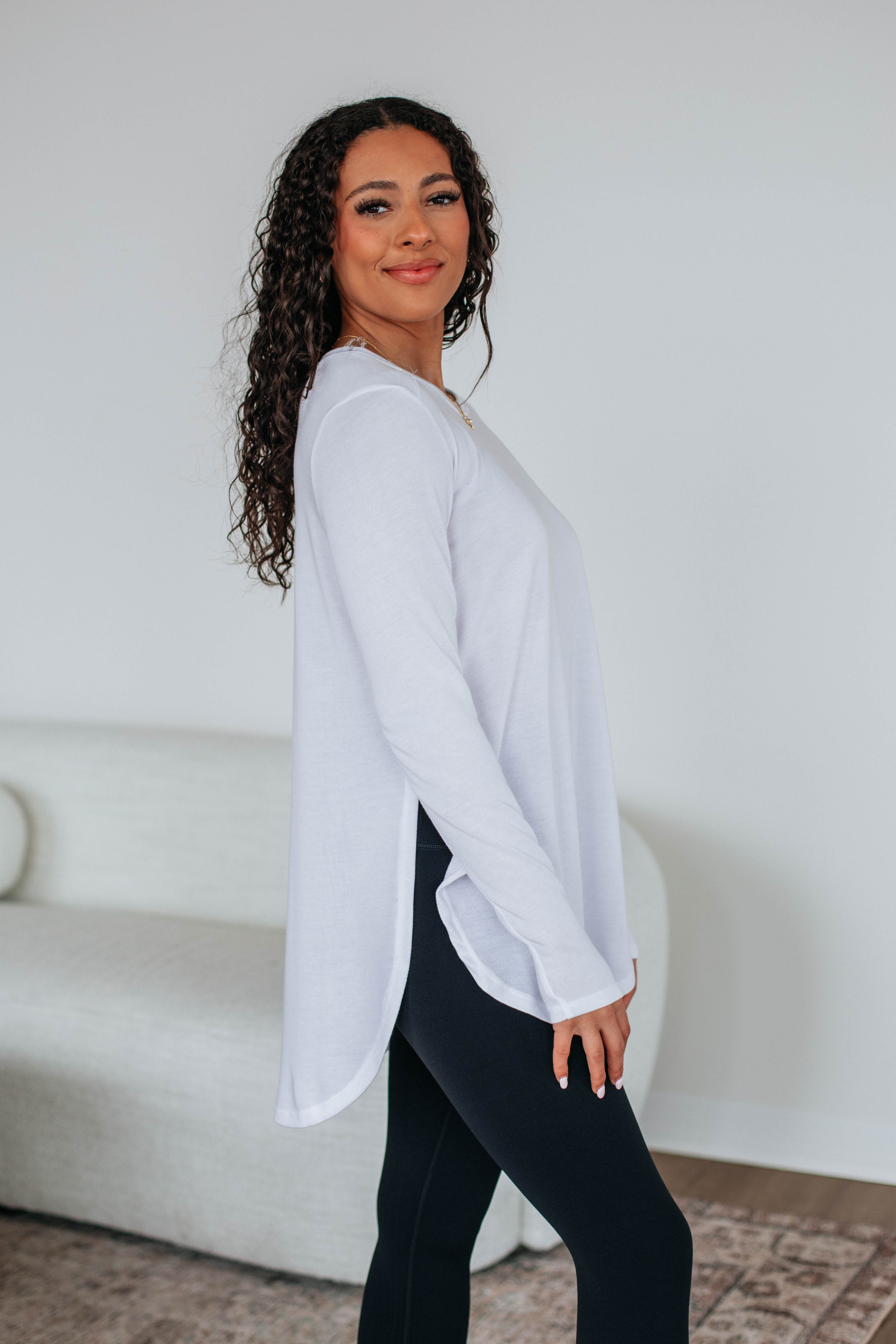 Jardin Long Sleeve Top Ivory - Women's Elegant Blouse for Work, Date Night & Casual Outfits | Perfect for Office, Dinner Dates & Everyday Wear