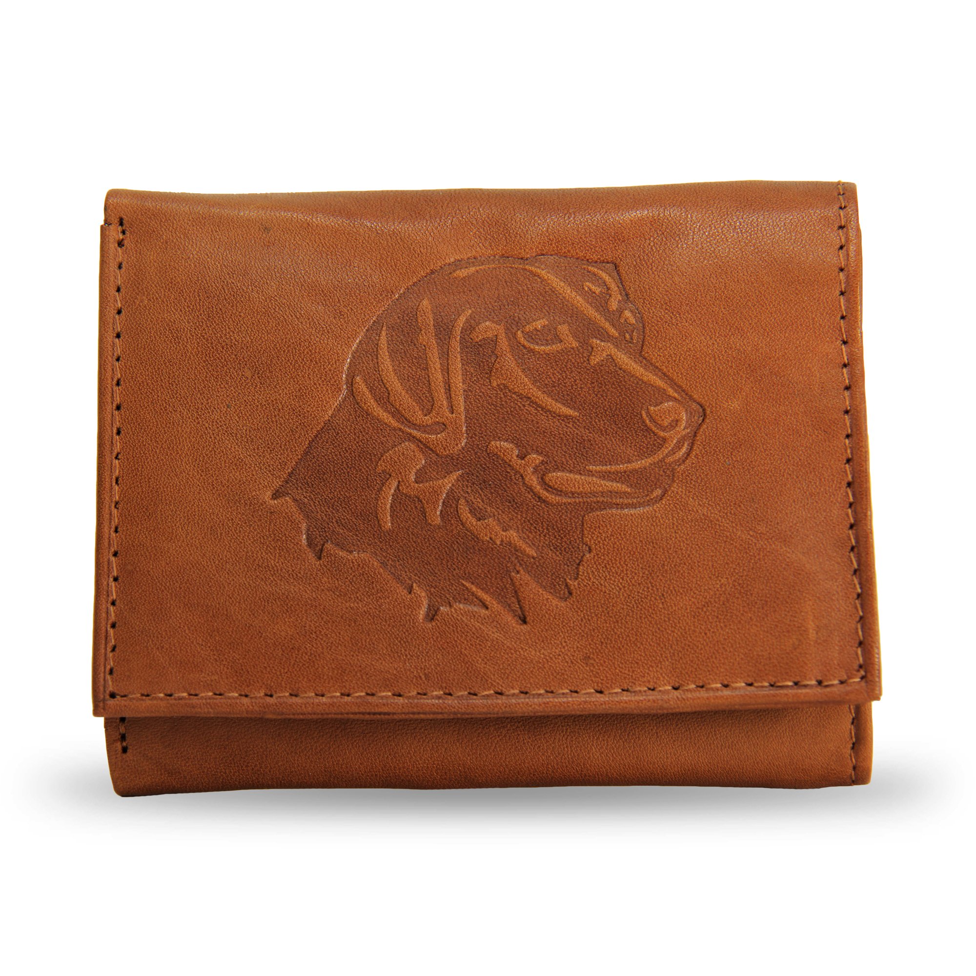 Premium Outdoor Scene Embossed Leather Trifold Wallet for Men - RFID Blocking, Multiple Card Slots & ID Window - Perfect for Hiking, Travel and Everyday Carry