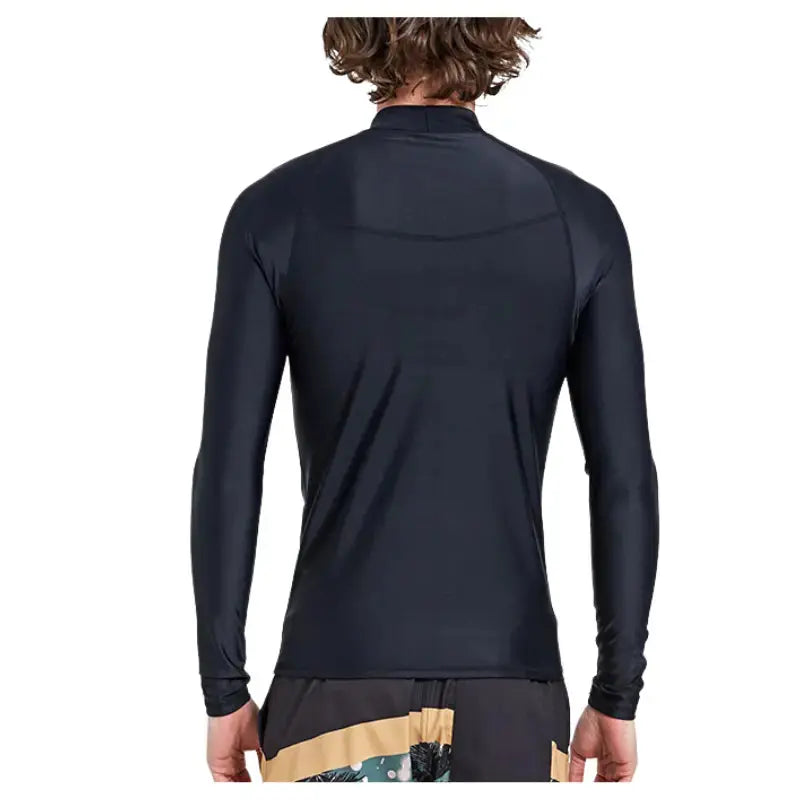 Men's Long Sleeve Rash Guard Swim Shirt - UPF 50+ Sun Protection for Swimming, Surfing & Water Sports | Quick Dry & Comfortable Fit