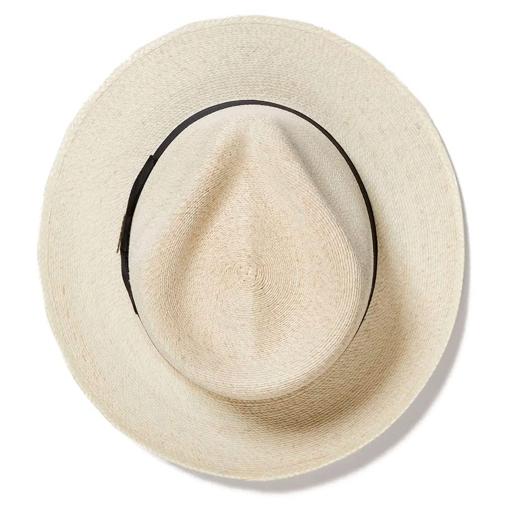 Stetson Trailhead Palm Straw Outback Hat for Men - Western Cowboy Sun Hat with UPF 50+ Sun Protection - Perfect for Hiking, Camping, and Outdoor Adventures