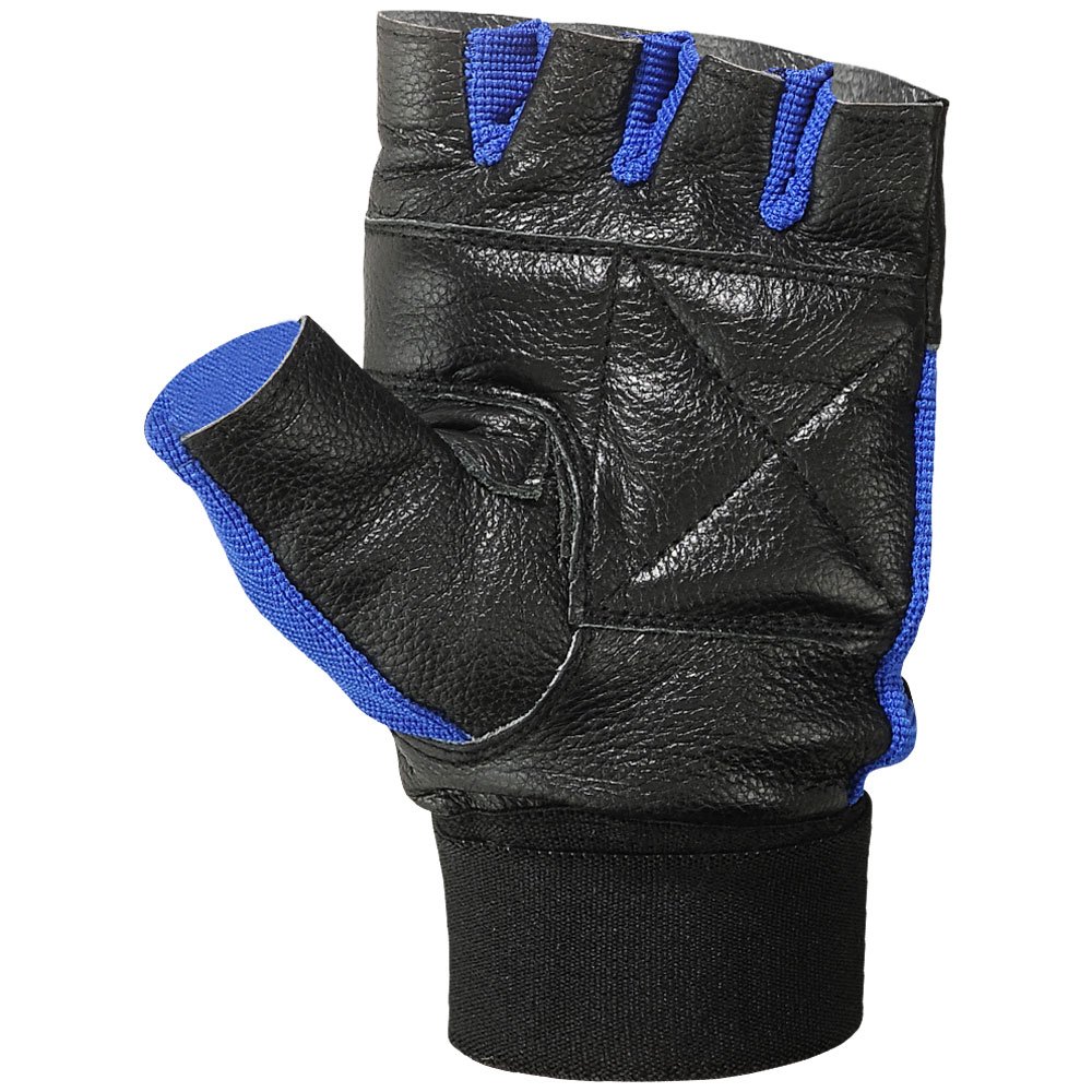 MRX Weight Lifting Gloves for Men & Women - Premium Leather Gym Gloves with Long Wrist Support Strap - Ideal for CrossFit, Powerlifting & Strength Training