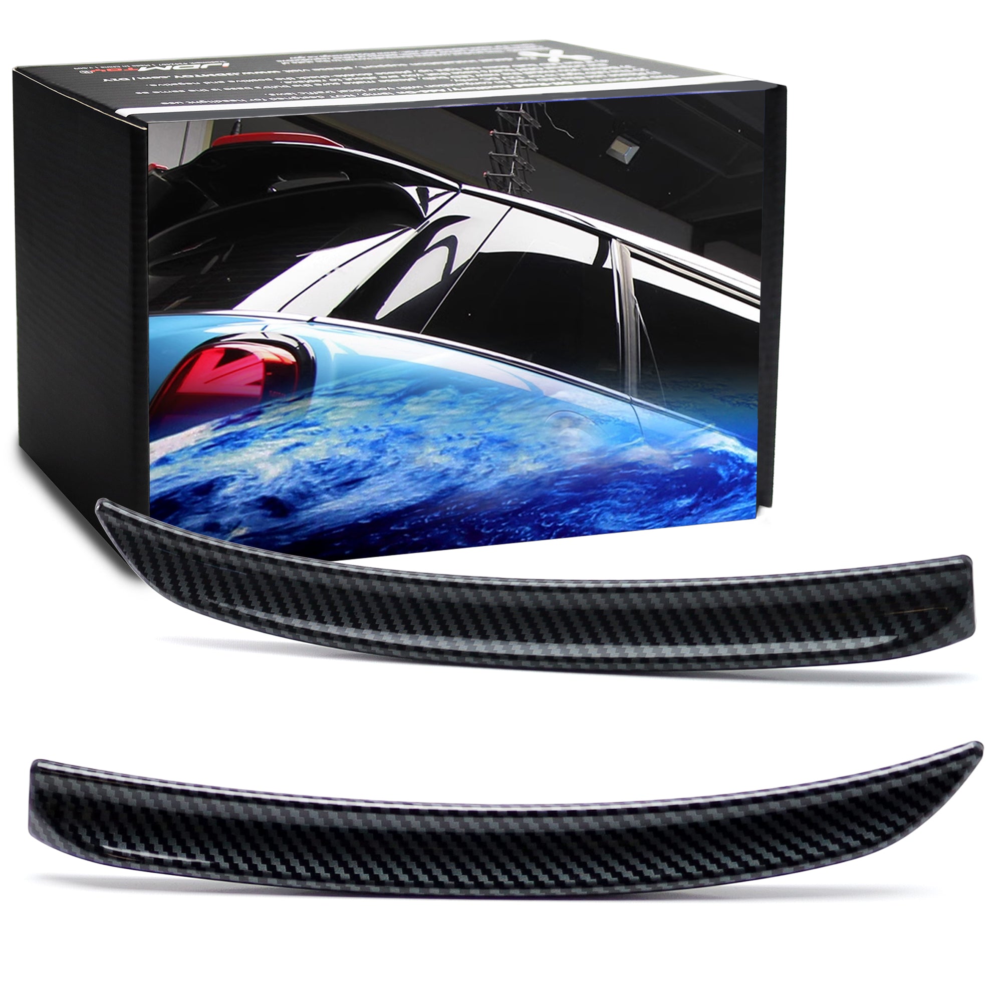 Carbon Fiber Roof Spoiler for MINI Cooper F55 F56 F54 JCW Style - Universal Fit, High Gloss Finish - Perfect for Car Customization & Racing Enthusiasts