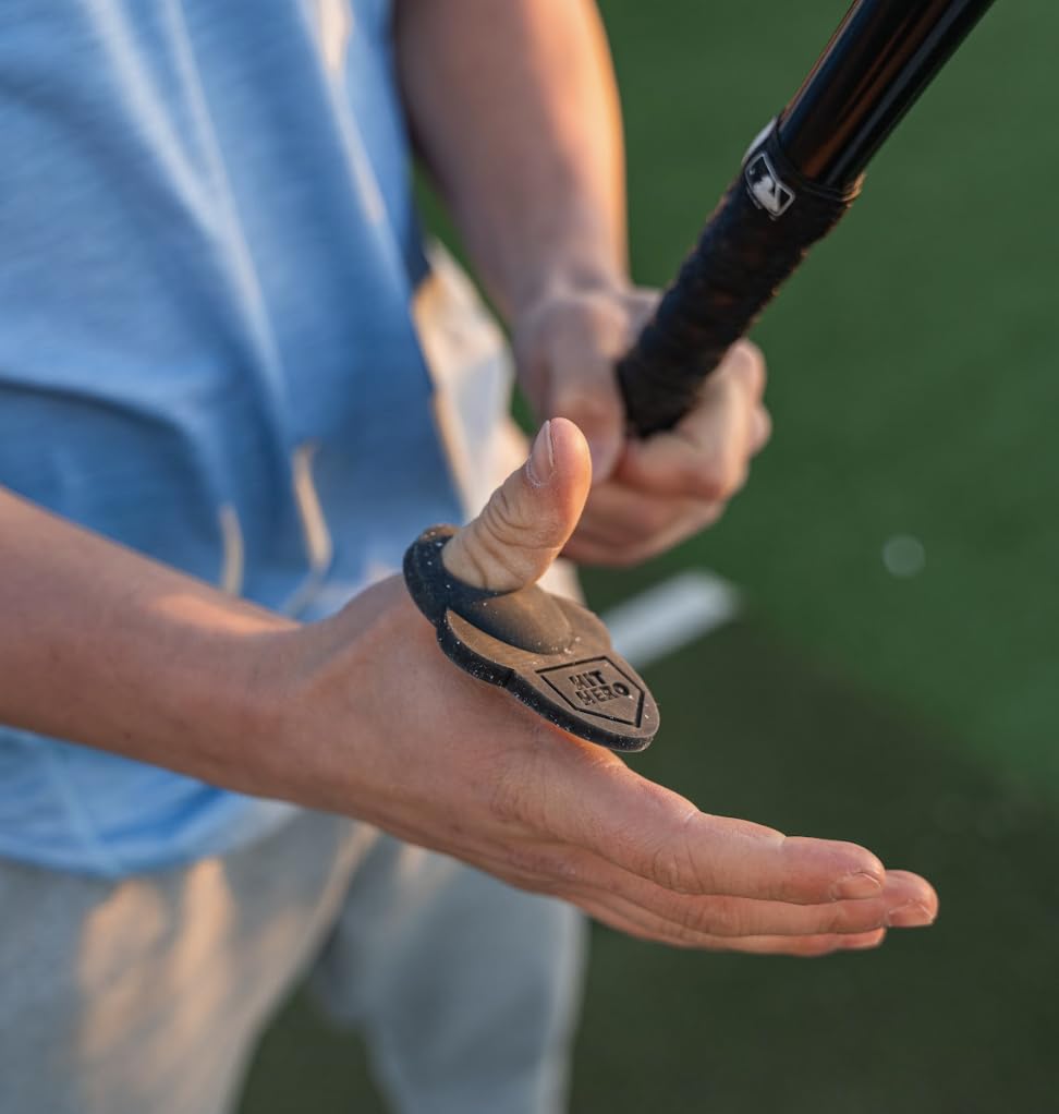 Baseball Thumb Guard - Protective Batting Grip for Hitters | Finger Guard Accessory to Reduce Bat Sting & Improve Swing | Perfect for Training, Games & Youth Baseball Practice