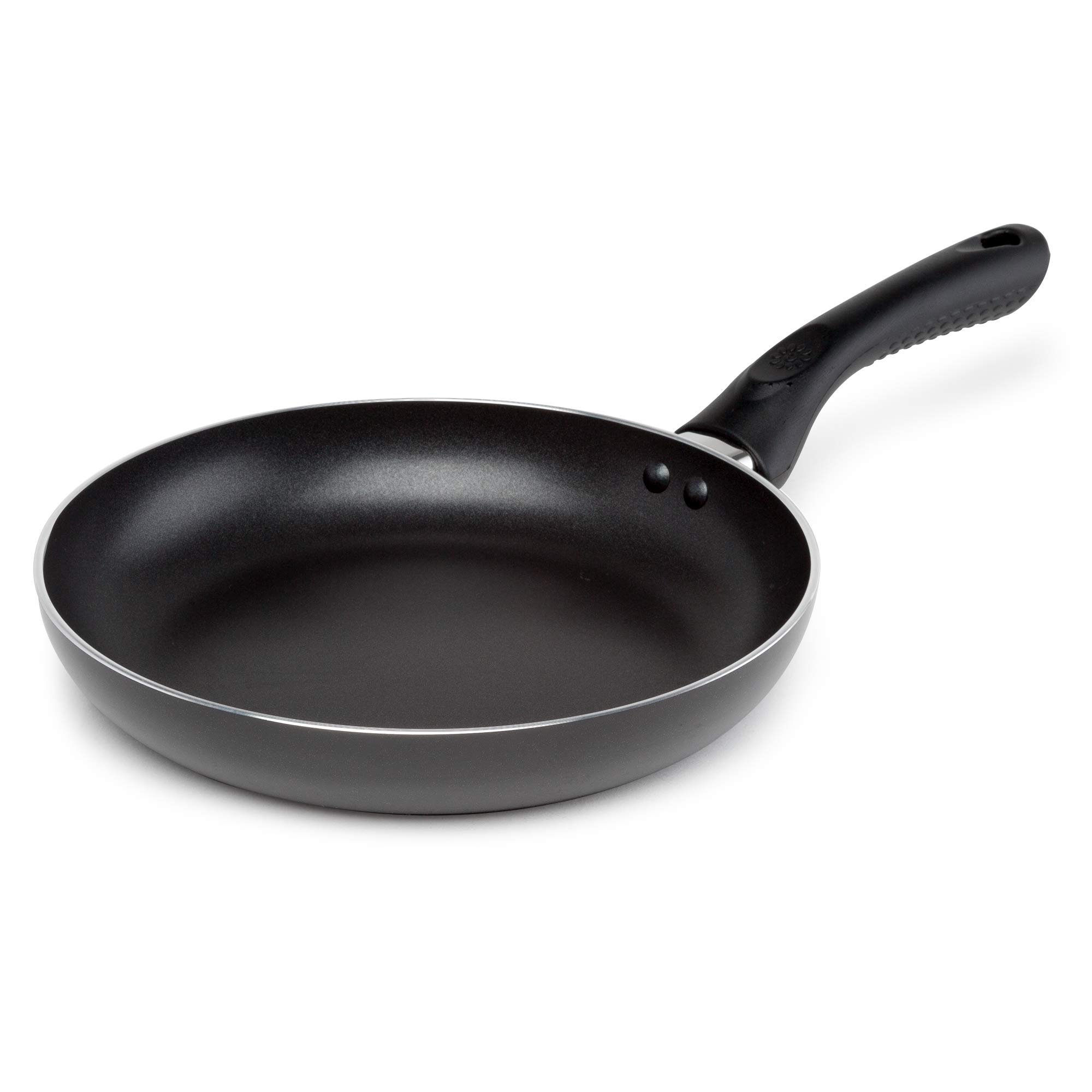 Ecolution 9.5-Inch Nonstick Fry Pan - Easy to Clean, Comfortable Handle & Even Heating - Dishwasher Safe Black Skillet for Sauteing, Frying & Cooking Eggs - Perfect for Home Kitchen & Restaurant Use