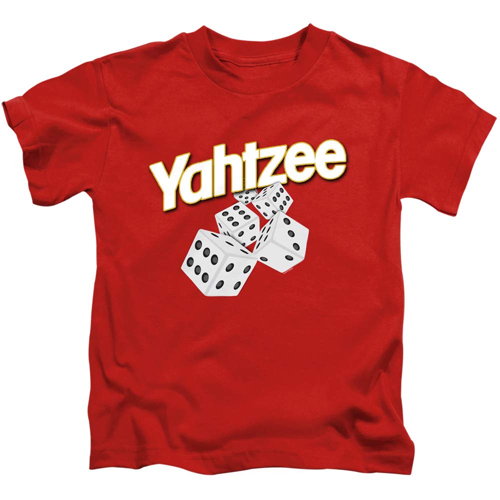 Yahtzee Tumbling Dice Graphic T-Shirt for Kids - Fun Unisex Youth Tee for Boys & Girls - Perfect for Family Game Nights & Board Game Parties