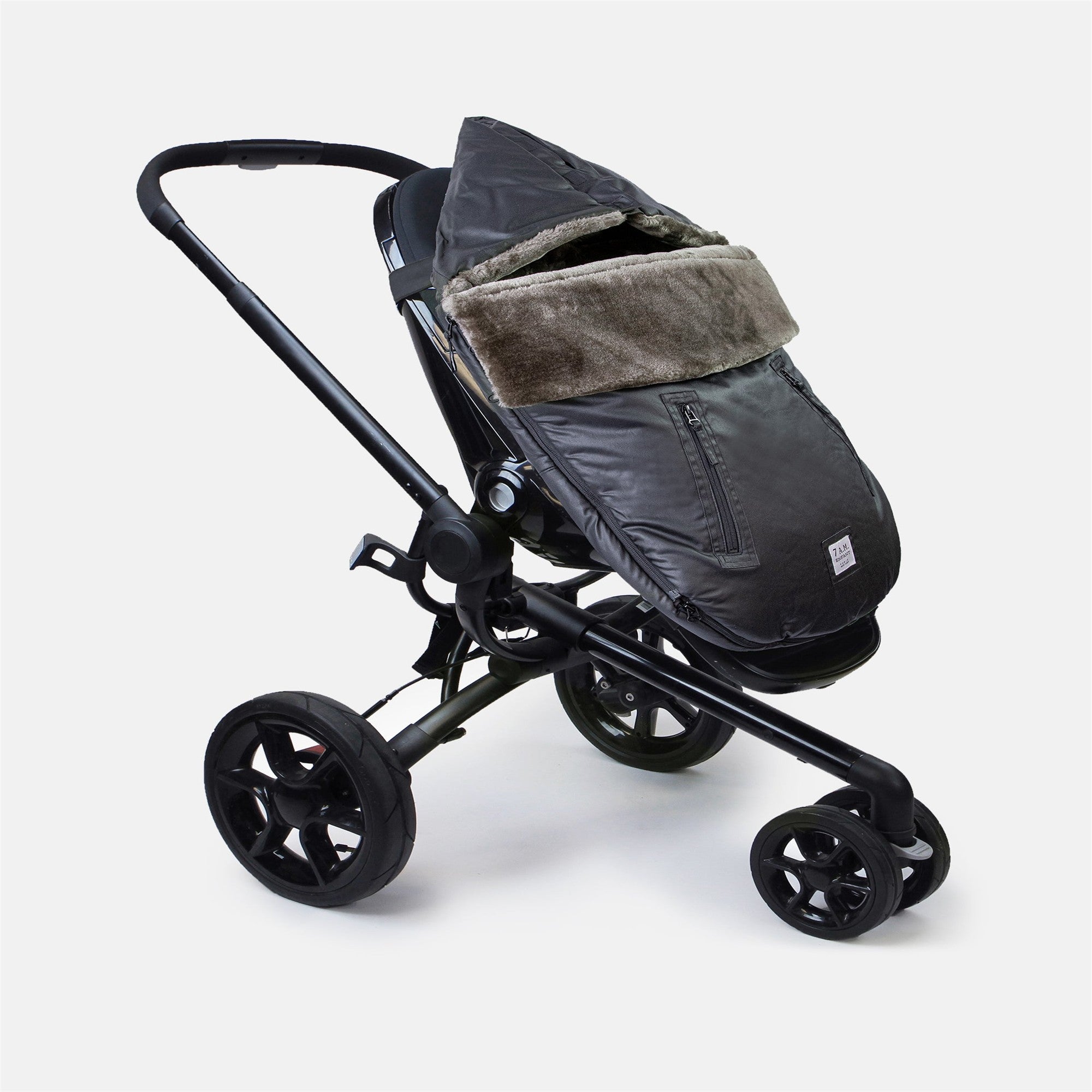 7AM Enfant WaxedPOD - Waterproof & Stylish Baby Stroller Cover for Rain & Wind Protection - Perfect for Outdoor Walks, Shopping & Travel