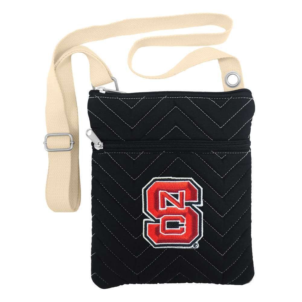 NCAA Chev-Stitch Crossbody Bag for Women - Stylish Shoulder Purse with Adjustable Strap, Perfect for College Games, Travel & Daily Use