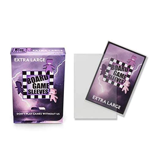 5 Packs Arcane Tinmen Non-Glare Board Game Sleeves - 50 Count Extra Large Card Protectors for MTG, Yu-Gi-Oh, Pokemon - Premium Matte Finish Value Bundle for Card Collectors & TCG Players