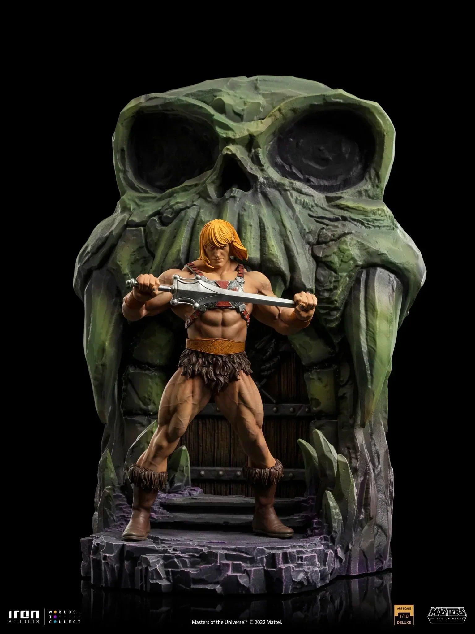 Iron Studios Masters of the Universe He-Man Deluxe BDS Art Scale 1/10 Statue - Collectible Action Figure for Display & Home Decor, Perfect for Fans & Gift Giving