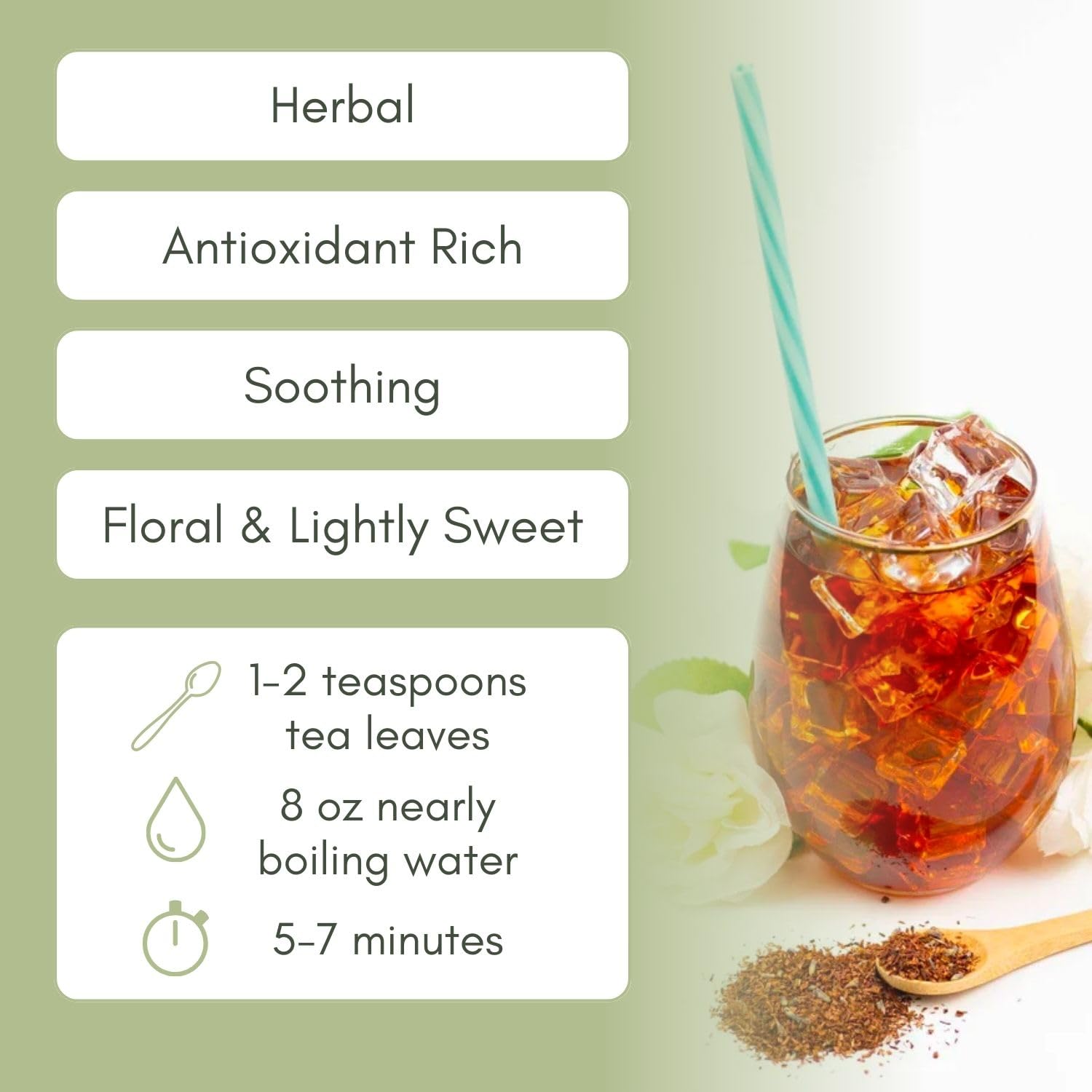 Organic Earl Grey Loose Leaf Tea - 2oz Bag (30 Servings) | Full Leaf Tea Co. | Premium Herbal Tea for Relaxation & Afternoon Tea Time